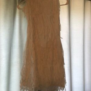 White. Lulu’s. Tassel dress. Size M.
